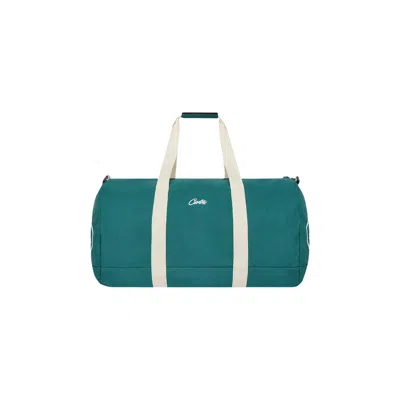 Pre-owned Corteiz Hmp Duffle Bag 'teal' | Men's Size Onesize In Blue