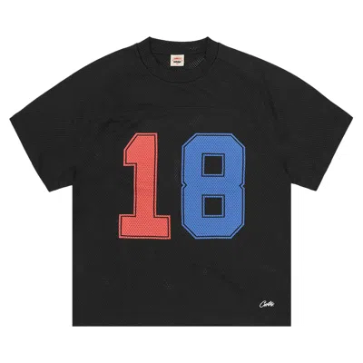 Pre-owned Corteiz Hmp Mesh Panel Jersey 'black' | Men's Size S