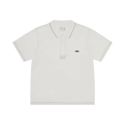 Pre-owned Corteiz Island Polo 'cream' | Men's Size L In White
