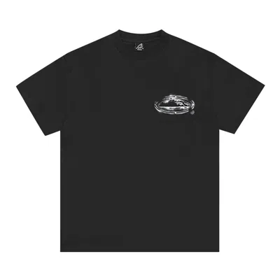 Pre-owned Corteiz Island Stencil Tee *new Blank* 'black'