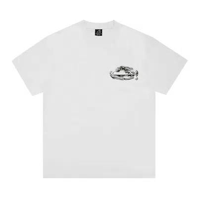 Pre-owned Corteiz Island Stencil Tee *new Blank* 'white'