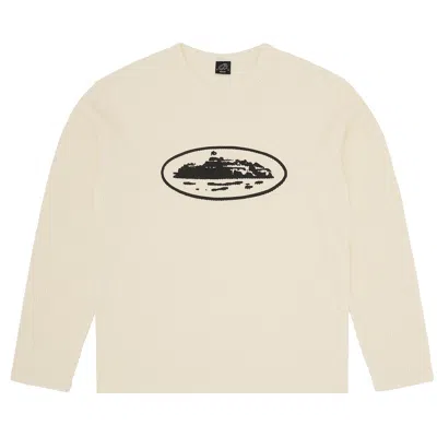 Pre-owned Corteiz Island Waffle Thermal 'cream' | Men's Size Xxl In White