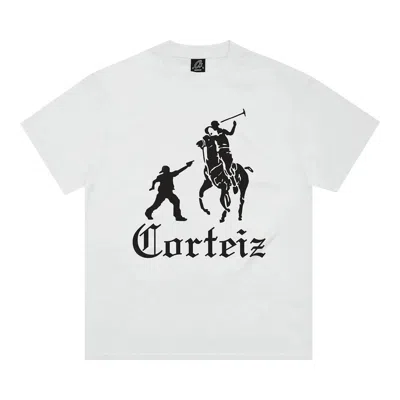 Pre-owned Corteiz Jack Boys Tee 'white/black' | Men's Size M