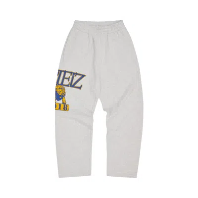 Pre-owned Corteiz Lion Open Hem Sweatpant 'light Heather' | Grey | Men's Size L In Gray
