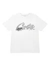 Corteiz Logo-lettering Short-sleeve T-shirt In White