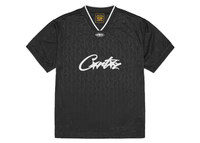 Pre-owned Corteiz Men's  5 Starz Special Jersey In Black/white