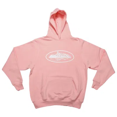 Pre-owned Corteiz Men's  Alcatraz Hoodie In Baby Pink