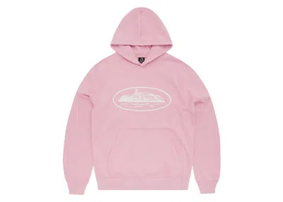 Pre-owned Corteiz Men's  Alcatraz Hoodie (ss24) In Pink