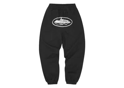 Pre-owned Corteiz Men's  Alcatraz Sweatpant In Black