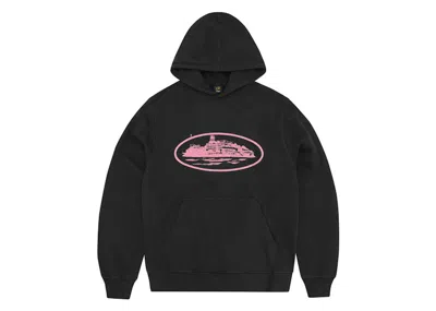 Pre-owned Corteiz Men's  Alcatraz V2 Hoodie In Black/pink In Multi