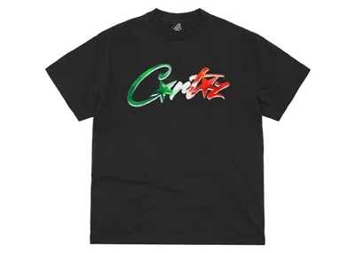 Pre-owned Corteiz Men's  Allstartz Italia Tee Shirt In Black