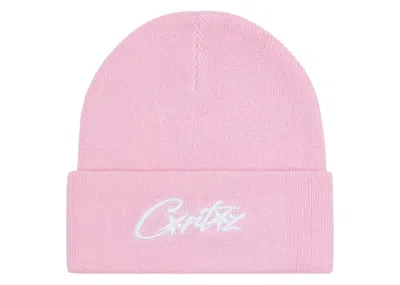Pre-owned Corteiz Men's  Allstarz Folded Beanie In Pink