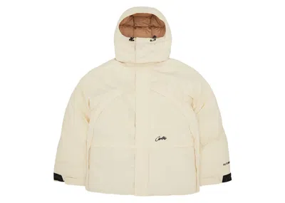 Pre-owned Corteiz Men's  Bolo B.i.g Jacket In Cream In White