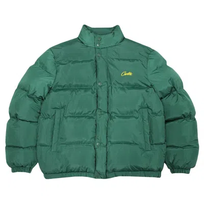 Pre-owned Corteiz Men's  Bolo Jacket In Emerald