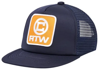 Pre-owned Corteiz Men's  Box Trucker In Navy Blue