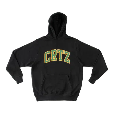 Pre-owned Corteiz Men's  Crtz Dropout Hoodie In Black/green