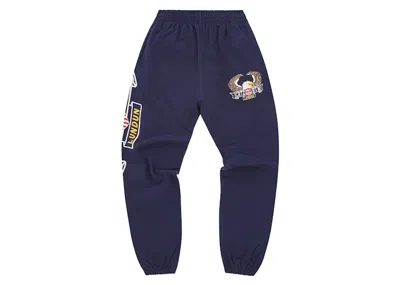 Pre-owned Corteiz Men's  Dipset Bottoms In Navy Blue