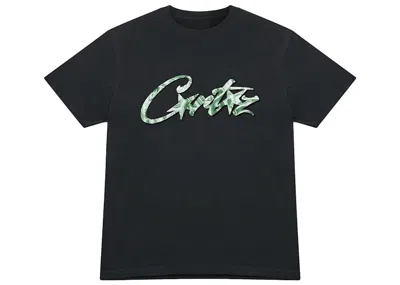 Pre-owned Corteiz Men's  Dollar Tee Shirt In Black