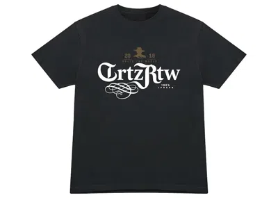 Pre-owned Corteiz Men's  Don Julio Tee Shirt In Black