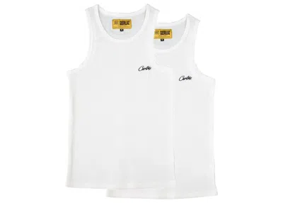 Pre-owned Corteiz Men's  Essentials Vest In White