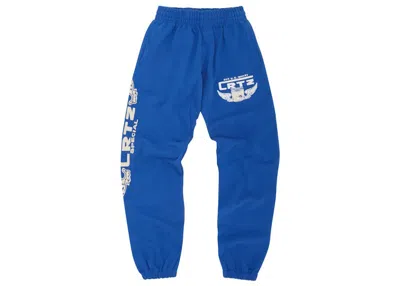 Pre-owned Corteiz Men's  Gasolina Bottoms In Royal Blue