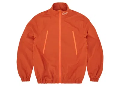Pre-owned Corteiz Men's  Gutta Waterproof Jacket In Burnt Orange