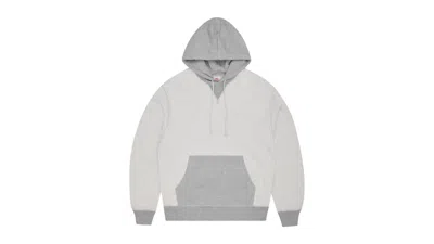 Pre-owned Corteiz Men's  Hmp Contrast Panel Hoodie In Heather Grey In Gray
