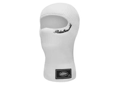 Pre-owned Corteiz Men's  Knit Balaclava In White/black