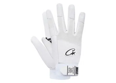 Pre-owned Corteiz Men's  Leather Gloves In White