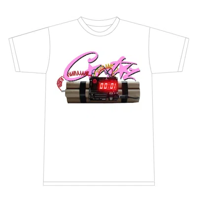 Pre-owned Corteiz Men's  No Time 4 Luv T-shirt In White