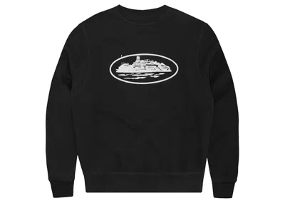 Pre-owned Corteiz Men's  Og Alcatraz Sweatshirt In Black