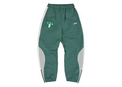 Pre-owned Corteiz Men's  Olympic Shuku Nigeria Pant In Green/white In Multi