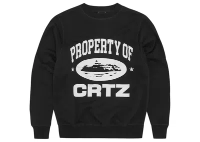 Pre-owned Corteiz Men's  P.o.c Sweatshirt In Black