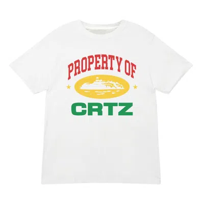 Pre-owned Corteiz Men's  Property Of Crtz Carni T-shirt In White