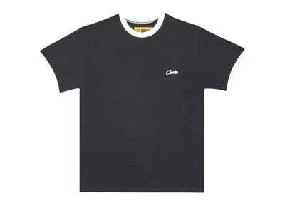 Pre-owned Corteiz Men's  Ribbed T-shirt In Black