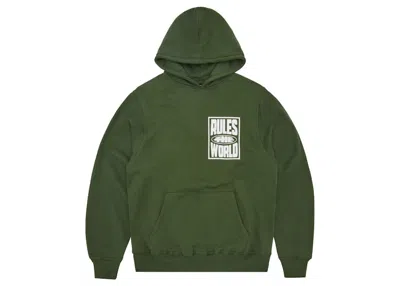 Pre-owned Corteiz Men's  Rtw Hoodie In Forest Green
