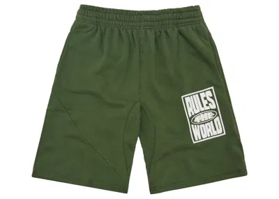 Pre-owned Corteiz Men's  Rtw Shorts In Forest Green