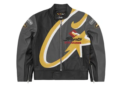 Pre-owned Corteiz Men's  Skydive Velocity Jacket In Black