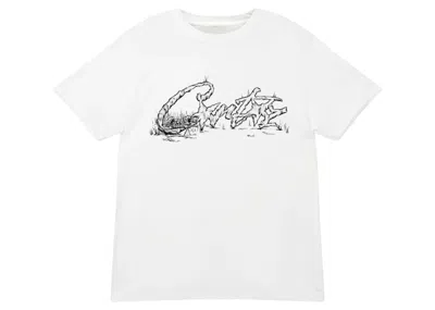 Pre-owned Corteiz Men's  Sniper Tee Shirt In White