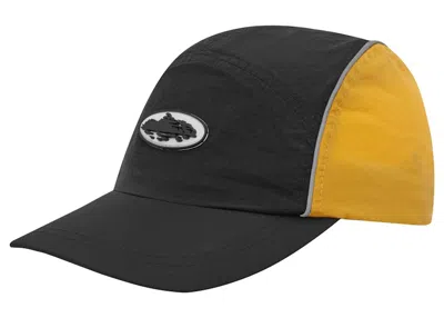 Pre-owned Corteiz Men's  Spring Cap In Black/yellow