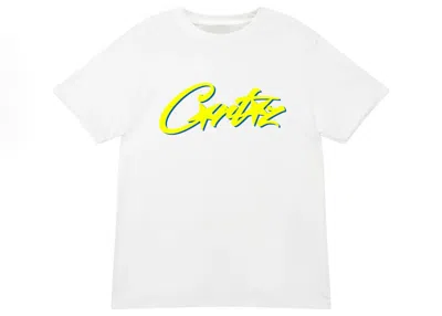 Pre-owned Corteiz Men's  Subaru Allstarz Tee Shirt In White