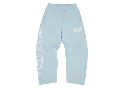 Pre-owned Corteiz Men's  Superior Royale Open Hem Pant In Baby Blue