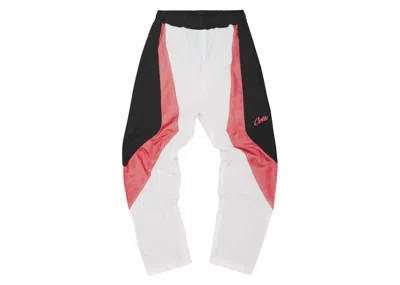 Pre-owned Corteiz Men's  Vertigo Shuku Pant In Black/red In Multi