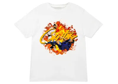 Pre-owned Corteiz Men's  Zizou Tee Shirt In White