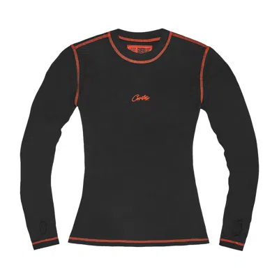 Pre-owned Corteiz Mesh Long-sleeve 'black/red' | Women's Size S