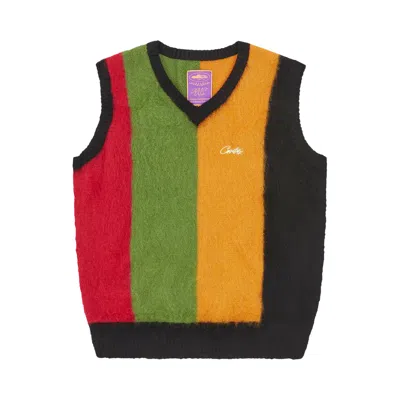Pre-owned Corteiz Mohair Knit Vest 'multicolor' | Multi-color | Men's Size L