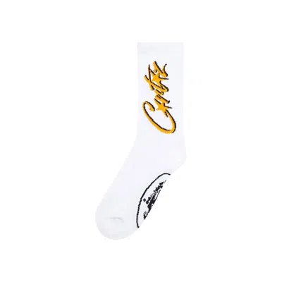 Pre-owned Corteiz Og Allstarz Socks 'white' | Men's Size Onesize
