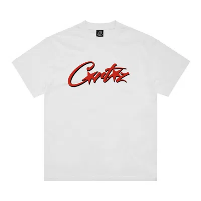 Pre-owned Corteiz Og Allstarz Tee *new Blank* 'white/red' | Multi-color | Men's Size L