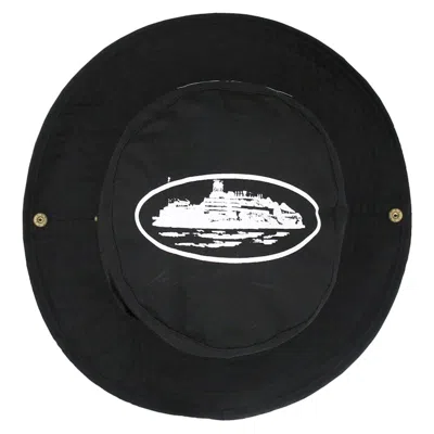 Pre-owned Corteiz Og Guerillaz Bucket Hat In Black