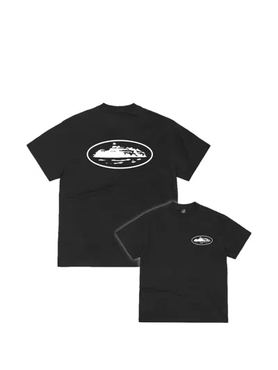Corteiz Og Island Logo-print T-shirt In 블랙